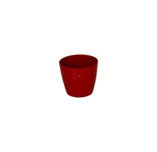 VASO SAN REMO 14CM VERMELHO ESCURO