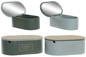 GUARDA JOIAS MDF VIDRO 24cm LD-181380